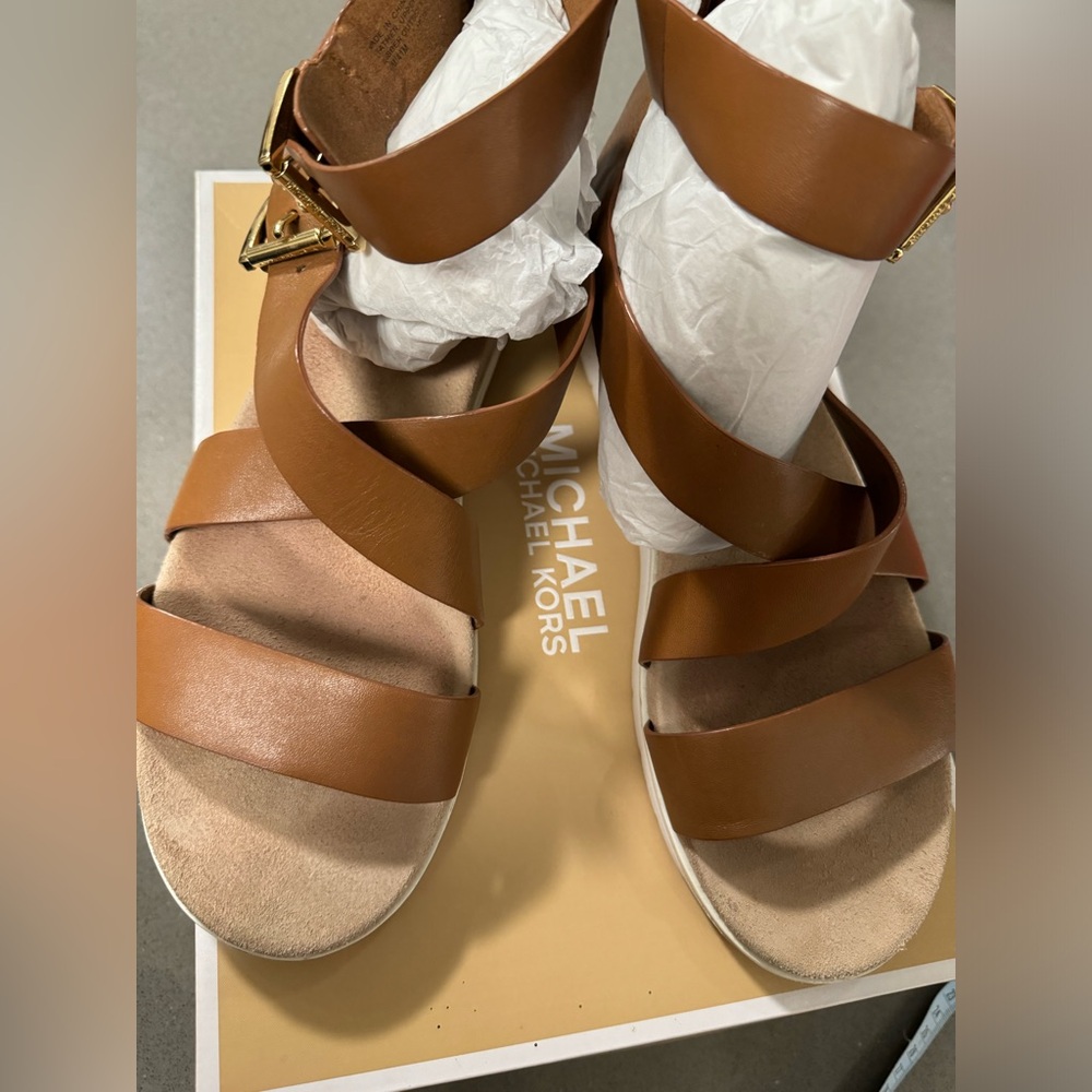 Michael Michael Kors Sybil Leather Sandal